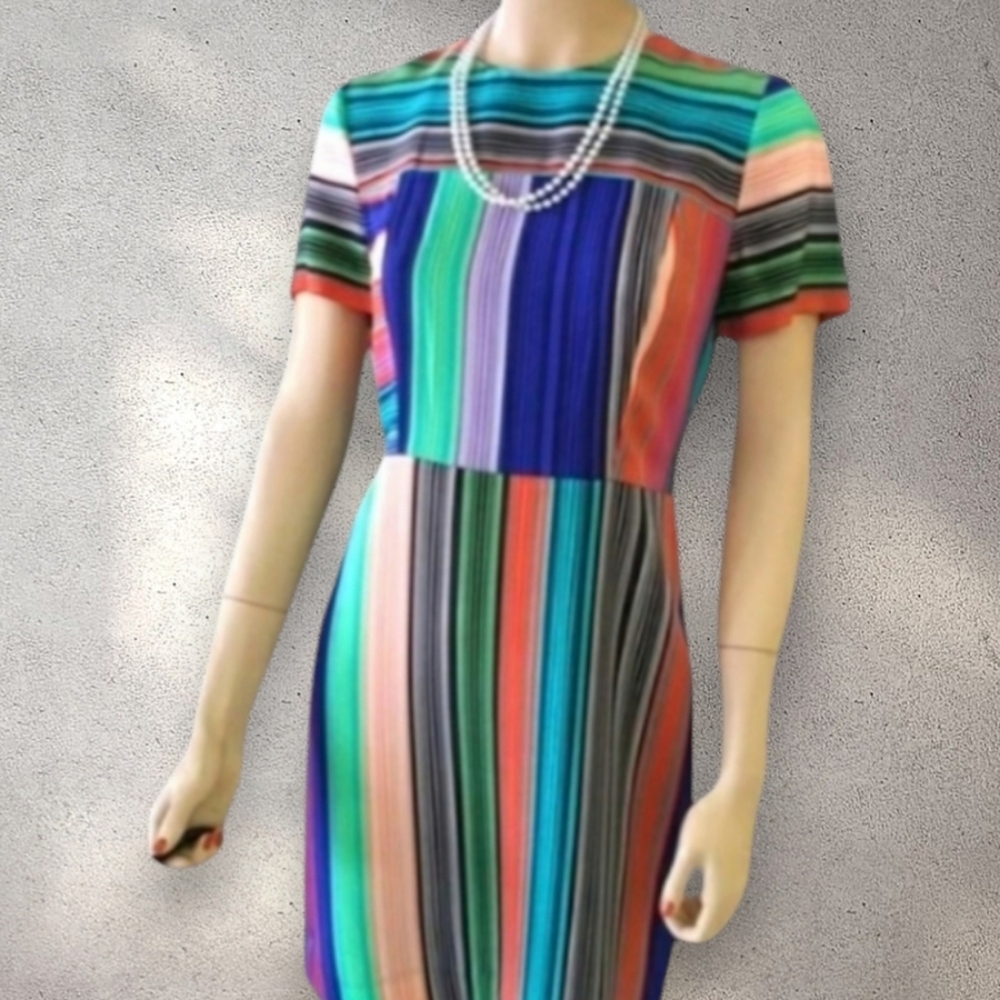 💥Host Pick!💥 NWT- Diane Von Furstenberg Tailored Burman Stripe Dress